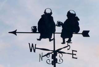 Two Monks weather vane